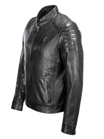 Leder Bikerjacke Cruz